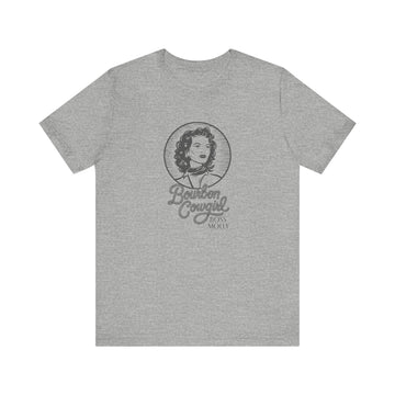 Bourbon Cowgirl Tee - Unisex Short Sleeve Shirt for Fall, Gift for Whiskey Lovers, Autumn Apparel